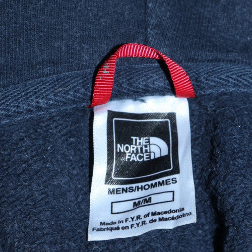 The North Face Men's Blue Pullover Hoodie Medium Fleece