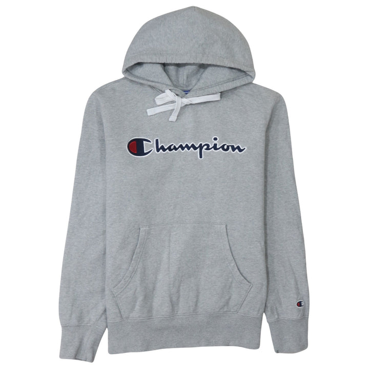 Champion Men's Grey Pullover Hoodie Large Sports Style