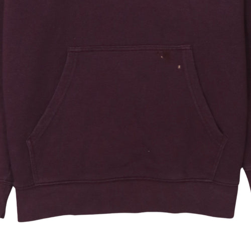 Champion Men's Brown Pullover Hoodie Medium Fleece Logo Sweatshirt