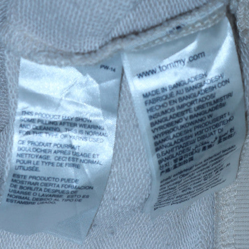 Tommy Jeans Women's Beige Cotton Crew Neck Pullover Sweatshirt XS