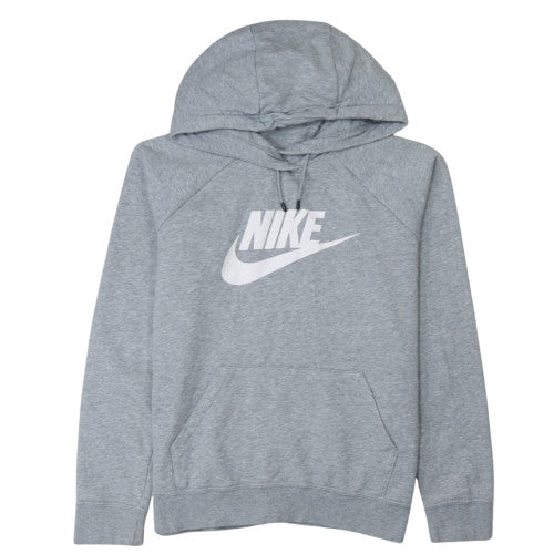 Nike Men's Grey Pullover Hoodie M Regular Fit Sportswear