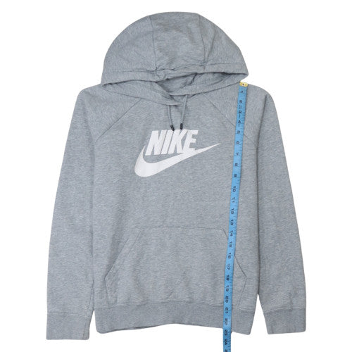Nike Men's Grey Pullover Hoodie M Regular Fit Sportswear