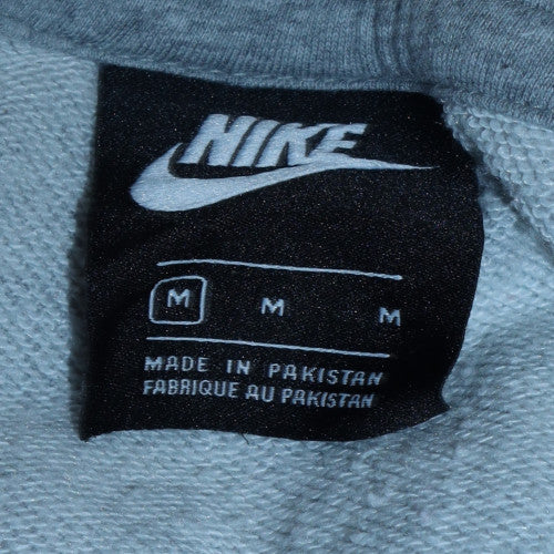 Nike Men's Grey Pullover Hoodie M Regular Fit Sportswear