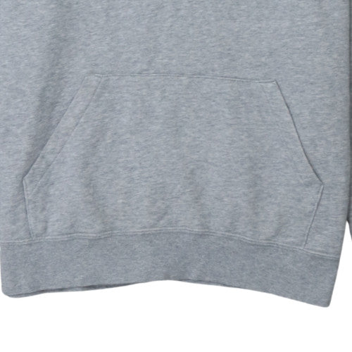 Nike Men's Grey Pullover Hoodie M Regular Fit Sportswear