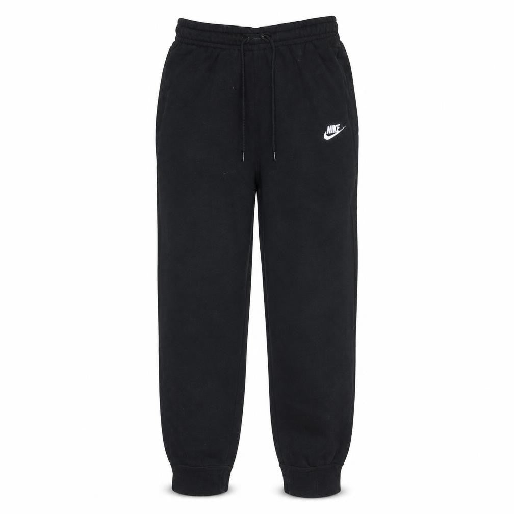 Front view of Nike Men's Black Fleece Jogger Sweatpants, size S, Regular Fit