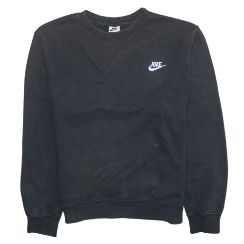 Nike Men's Black Small Crew Neck Pullover Sweatshirt