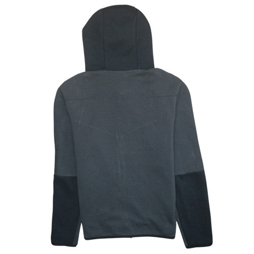 Nike Mens Grey Medium Full Zip Hoodie Fleece Sweatshirt