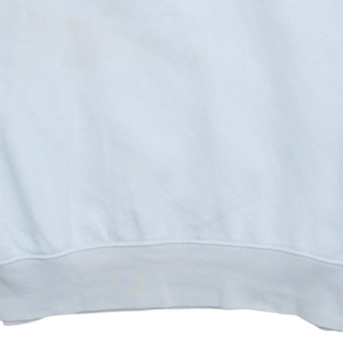 Nike Men's White Pullover Sweatshirt M Graphic Logo Fleece