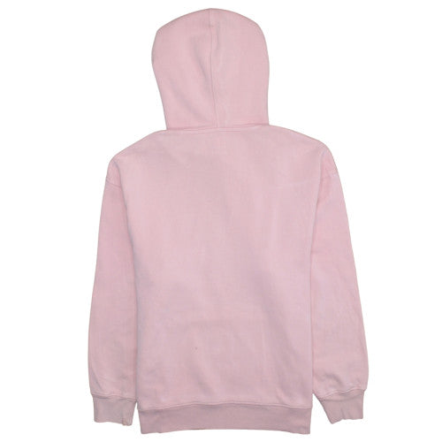 Levi's Women Pink Relaxed Fit Cotton Hoodie Medium