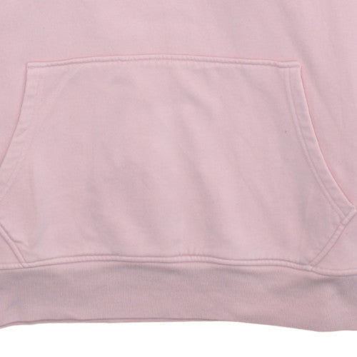 Levi's Women Pink Relaxed Fit Cotton Hoodie Medium