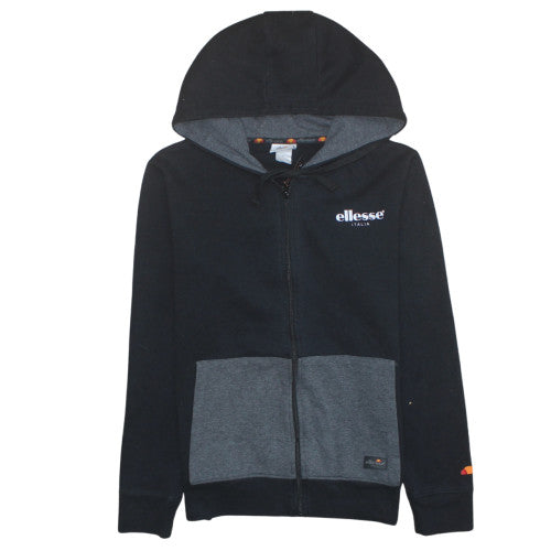 Ellesse Men's Black Full Zip Hoodie S Regular Logo Style