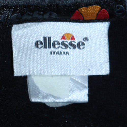 Ellesse Men's Black Full Zip Hoodie S Regular Logo Style