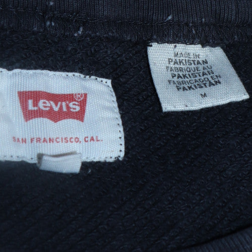 Levi's Men's Black Camo Logo Crew Neck Sweatshirt M