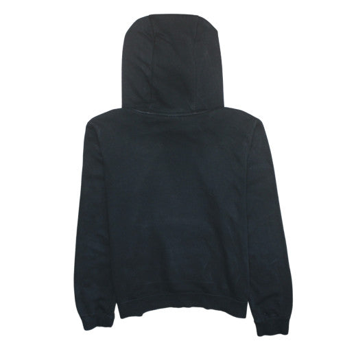 Nike Men's Black Pullover Hoodie M Regular Fit Fleece Logo Sweatshirt