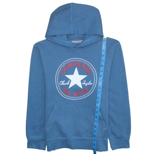 Converse Boys Blue Pullover Hoodie 12-13 Years Graphic All Star Cotton