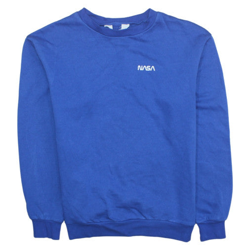 H&M NASA Blue Crew Neck Teens Pullover Sweatshirt Size S