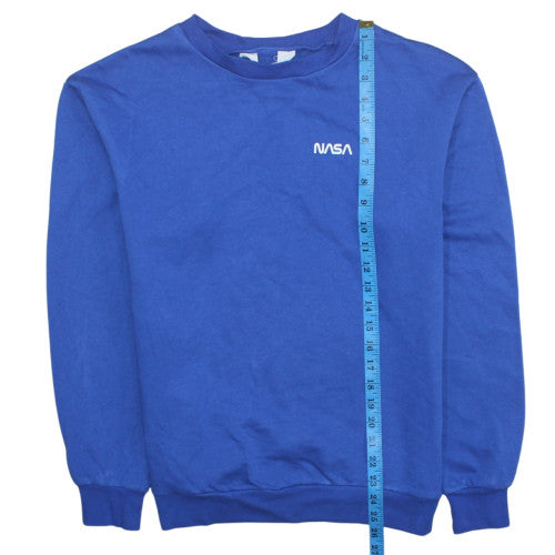 H&M NASA Blue Crew Neck Teens Pullover Sweatshirt Size S