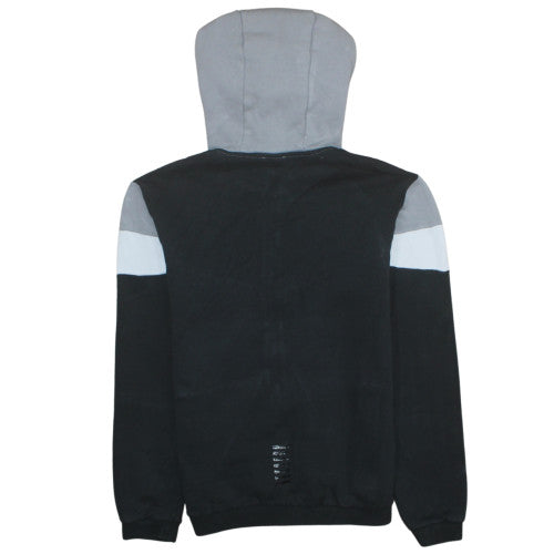 Emporio Armani EA7 Men's Grey Black Full Zip Hoodie Size M