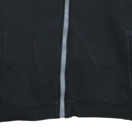 Emporio Armani EA7 Men's Grey Black Full Zip Hoodie Size M