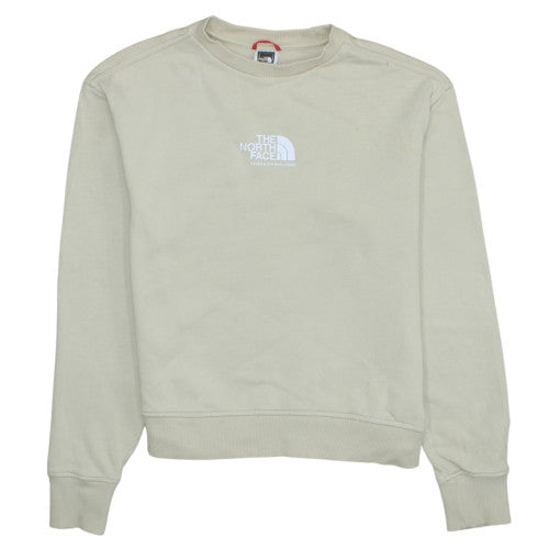 The North Face Womens Beige Crew Neck Pullover Sweatshirt S