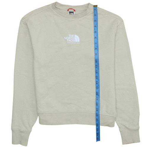 The North Face Womens Beige Crew Neck Pullover Sweatshirt S