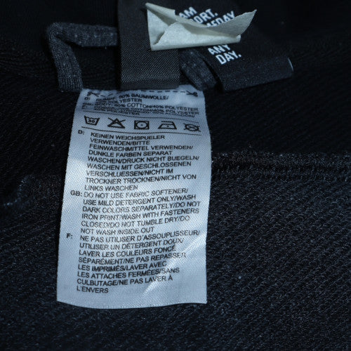 Adidas Men's Grey Full Zip Hoodie L Sports Casual Sweatshirt