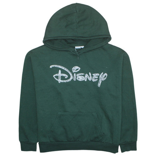 Disney Women Green Pullover Hoodie Size L Primark Cares Logo Print