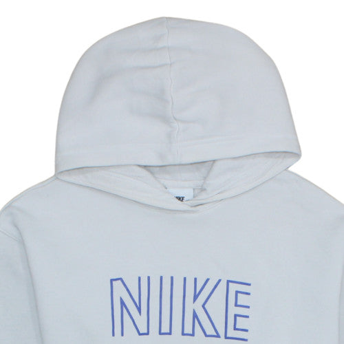 Nike Teens White Pullover Hoodie XL Fleece Graphic Sportswear