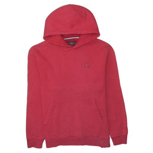 Jordan Men's Red Pullover Hoodie M Regular Fit Fleece