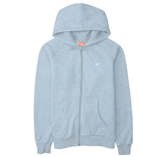 Nike Men's Grey Full Zip Hoodie XL Cotton Blend Athletic Dept
