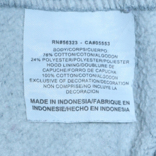 Nike Men's Grey Full Zip Hoodie XL Cotton Blend Athletic Dept