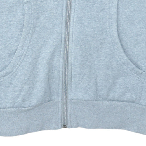Nike Men's Grey Full Zip Hoodie XL Cotton Blend Athletic Dept