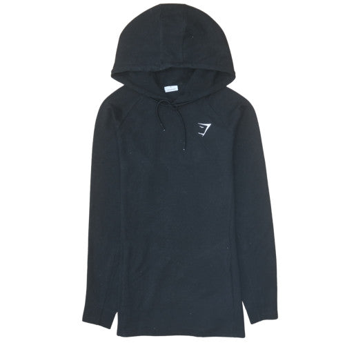 Gymshark Men's Black Slim Fit Pullover Hoodie Small