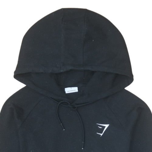 Gymshark Men's Black Slim Fit Pullover Hoodie Small