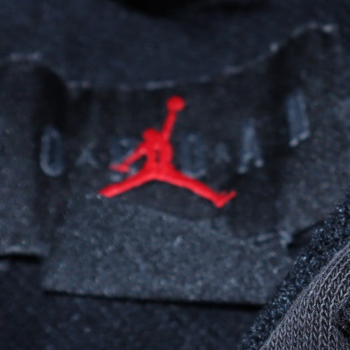 Jordan Mens Black Pullover Hoodie XL Cotton Blend Jumpman Logo