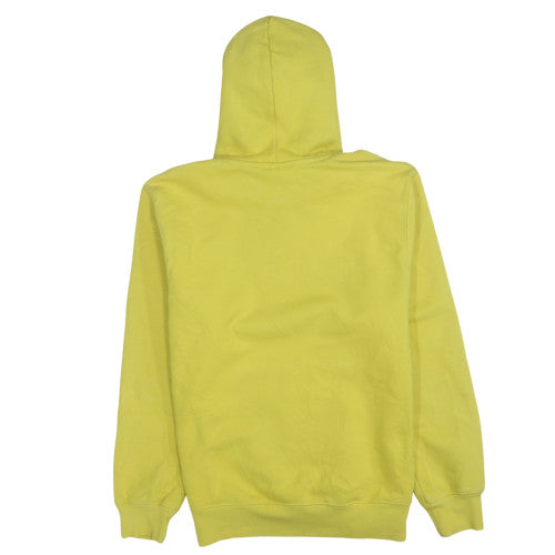 Carhartt Men's Yellow Pullover Hoodie L Fleece Logo Sweatshirt