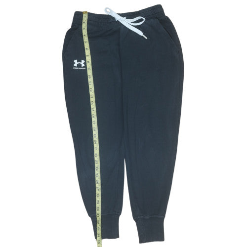 Under Armour Men's Black Jogger Trousers M Fleece Relaxed Fit