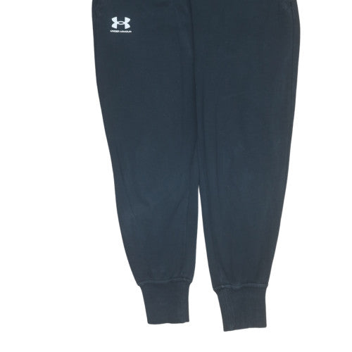 Under Armour Men's Black Jogger Trousers M Fleece Relaxed Fit