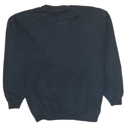 Gymshark Men's Black Small Pullover Crew Neck Sweatshirt Cotton Blend