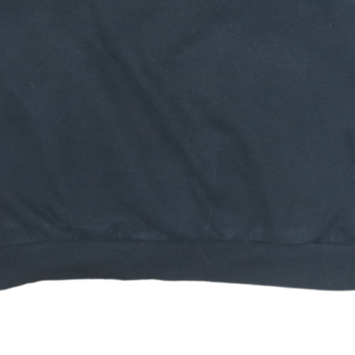 Gymshark Men's Black Small Pullover Crew Neck Sweatshirt Cotton Blend