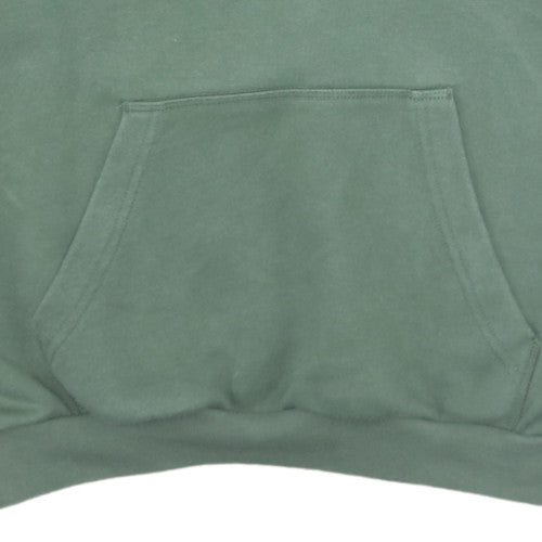 Adidas Men's Green Pullover Hoodie Small Logo Fleece Sweatshirt
