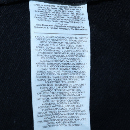 Nike Men's Black Pullover Hoodie M Regular Fit Sportswear