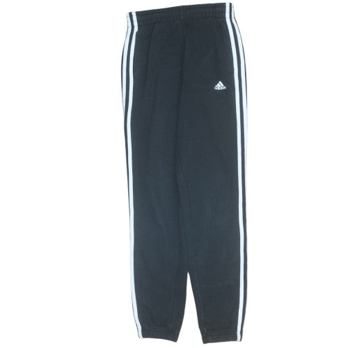 Adidas Men's Black Track Pants M Side Stripe Regular Fit