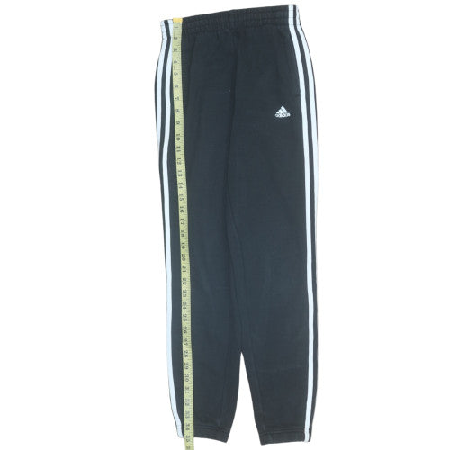 Adidas Men's Black Track Pants M Side Stripe Regular Fit