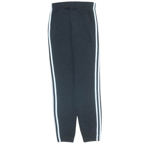 Adidas Men's Black Track Pants M Side Stripe Regular Fit