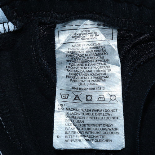 Adidas Men's Black Track Pants M Side Stripe Regular Fit