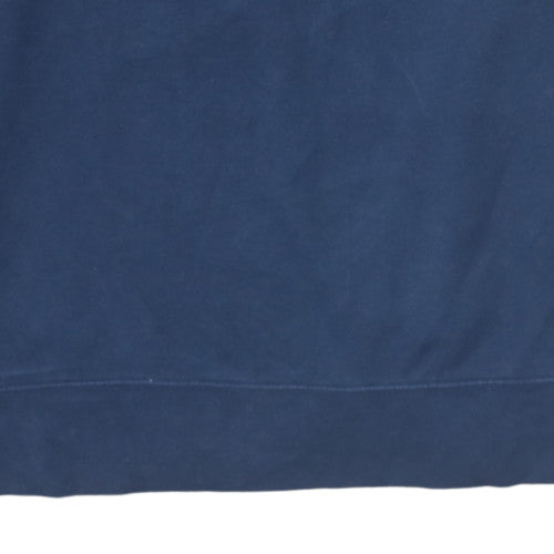 Levi's Men's Blue XL Crew Neck Logo Pullover Sweatshirt