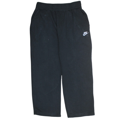 Nike Men's Black Fleece Sweatpants M Regular Fit Activewear Trousers