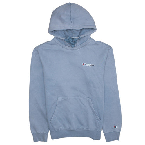 Champion Men's Blue Pullover Hoodie Medium Regular Fit