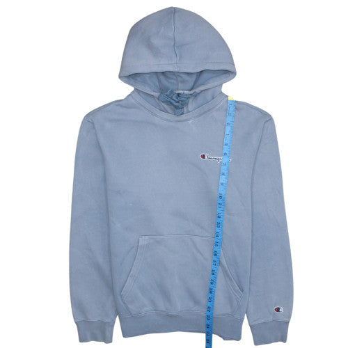 Champion Men's Blue Pullover Hoodie Medium Regular Fit
